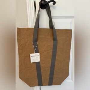 PRIVATE SALE 2 - Trader Joe’s Washable Reusable Paper Grocery Tote Bag/ GREY